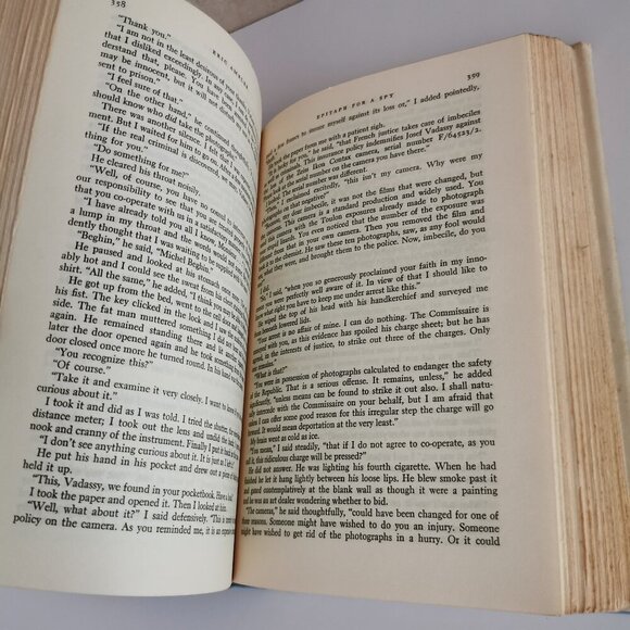 1960s Five Spy Novels Hardcover Book Vintage Blue Mystery Anthology Thrillers - Picture 8 of 9